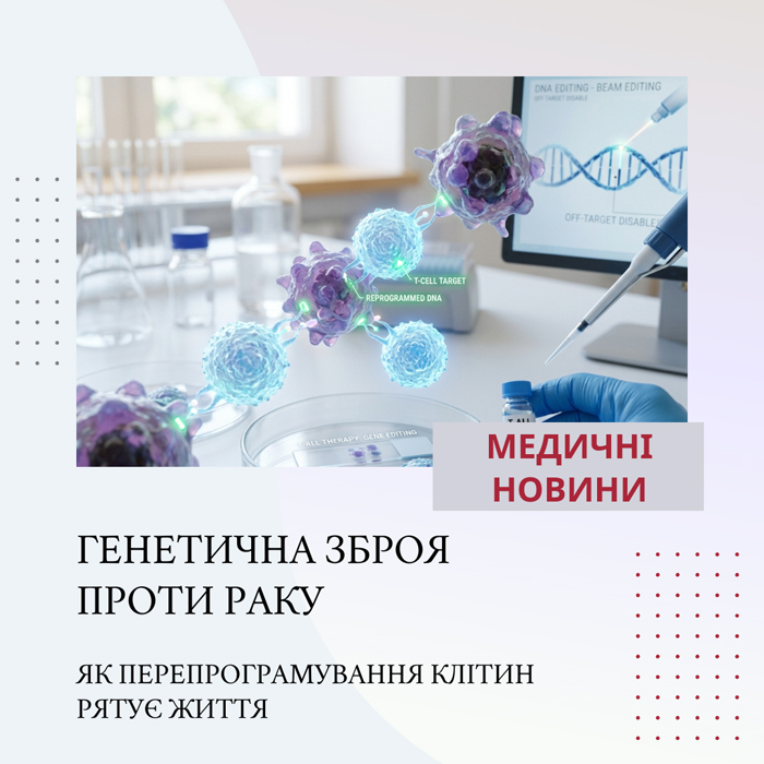 Редагування ДНК проти раку